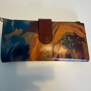 Patricia Nash Nazari Marigold Harvest Print Folding Wallet